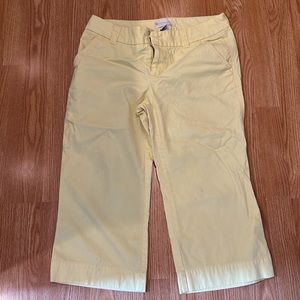 Women’s Gap Factory Chino Wide Leg Chopped Crop pants size 10